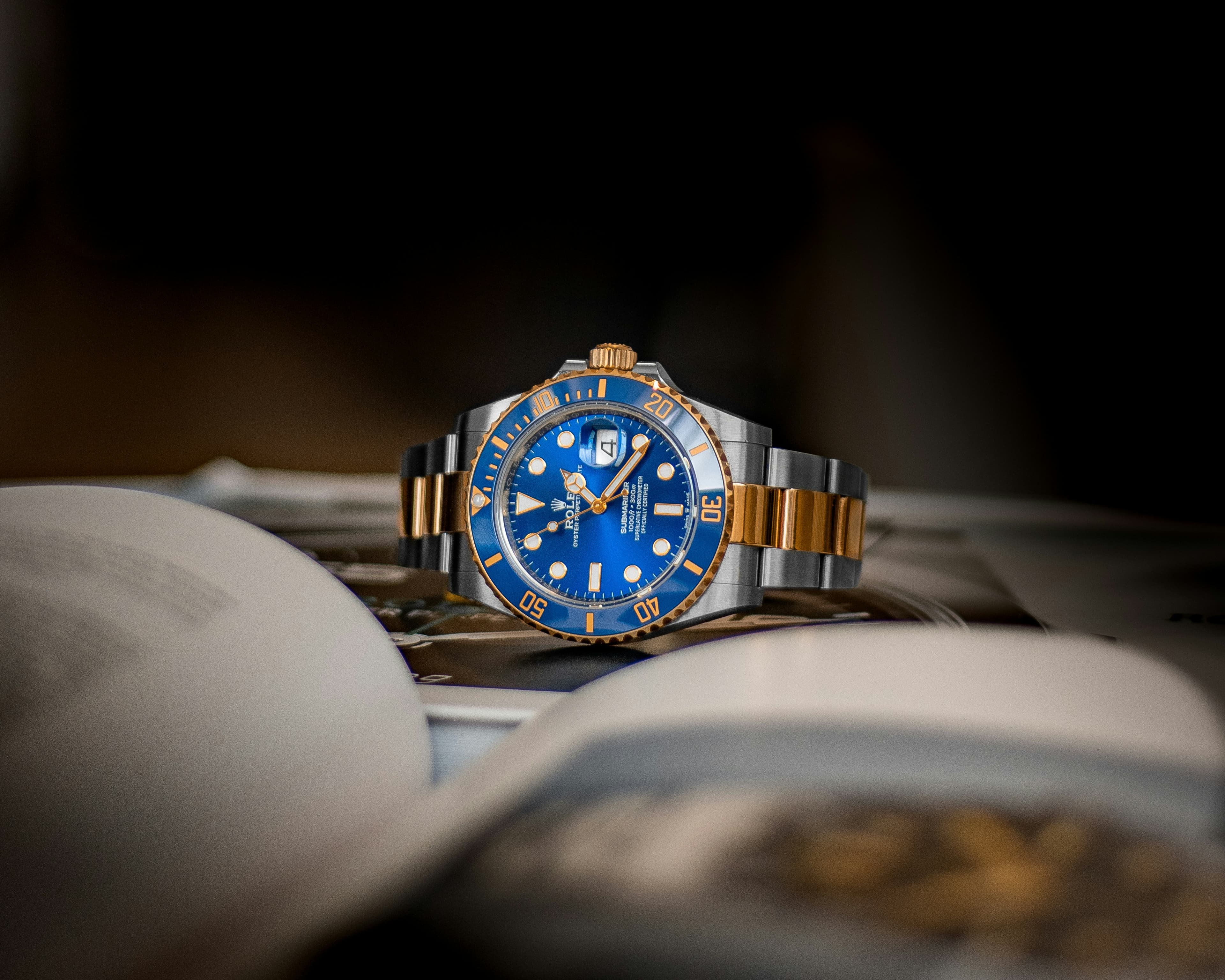 Luxury Rolex Watch Background